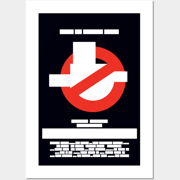 Ghostbuster Simple Wall Art by ArtbyCorey